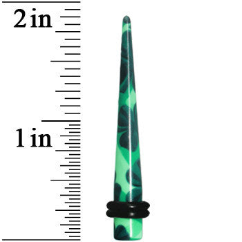 2G Green Acrylic Four Leaf Clover Field Taper