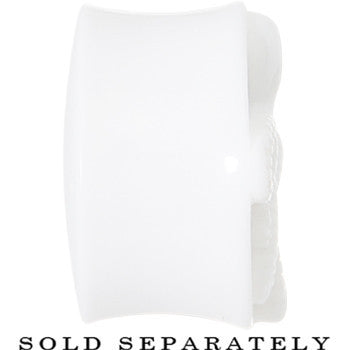 20mm White Acrylic Octopus Plug