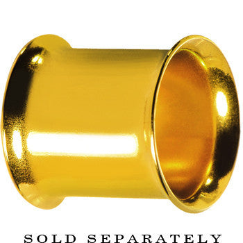 12G Gold Plated Double Flare Tunnel