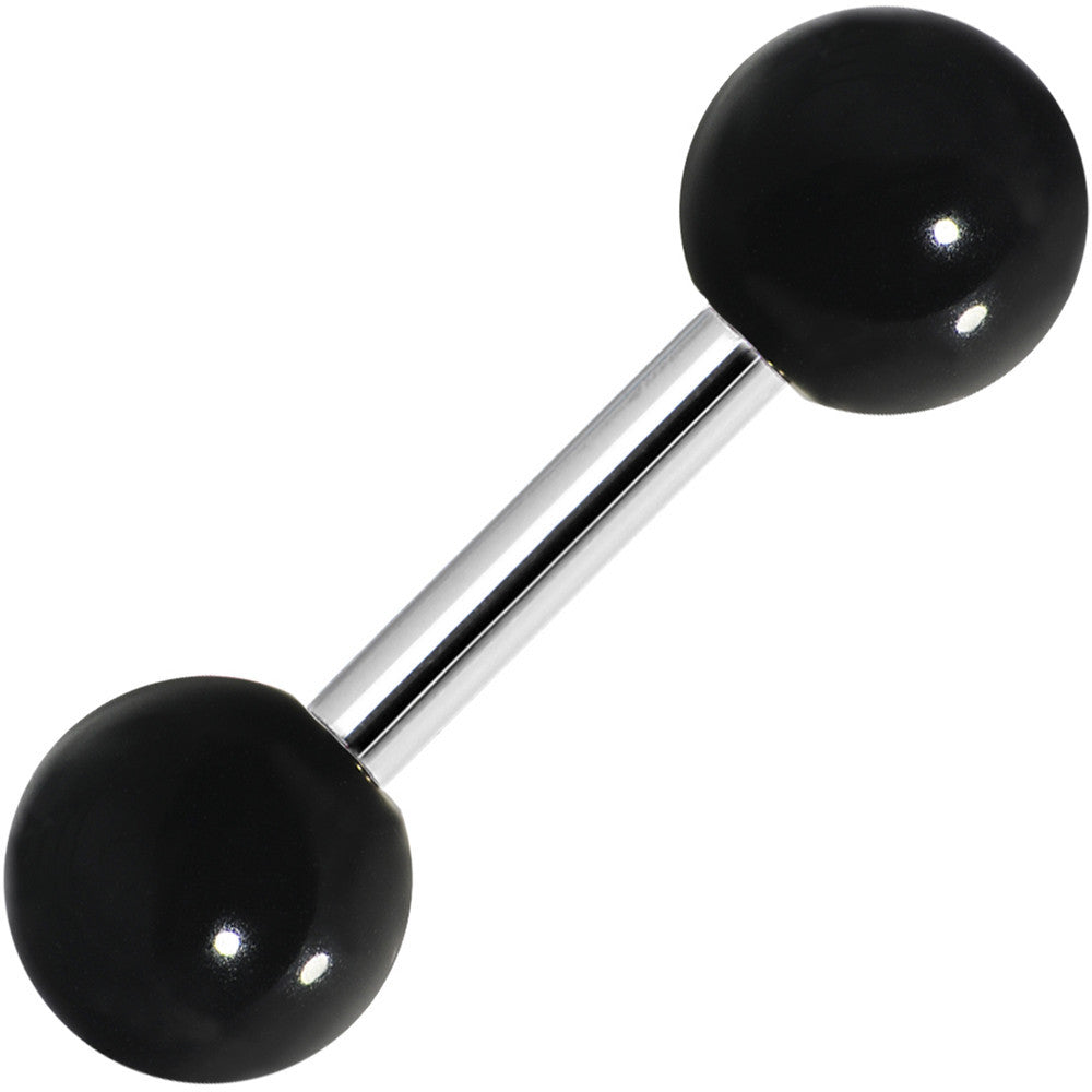 Black Acrylic Ball Cartilage Tragus Barbell