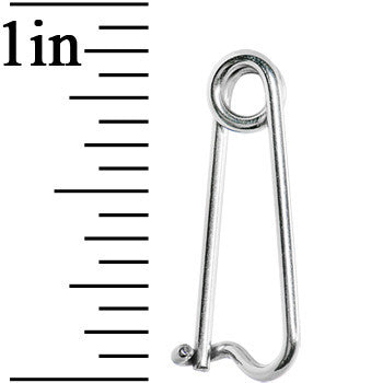16G Surgical Steel Safety Pin Earring