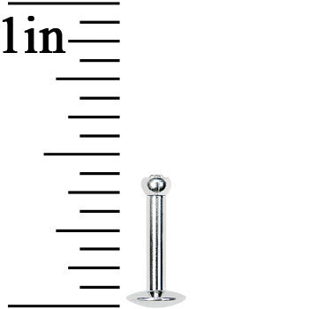 14G 5/16 Internally Threaded 2.5mm Gem Ball Labret