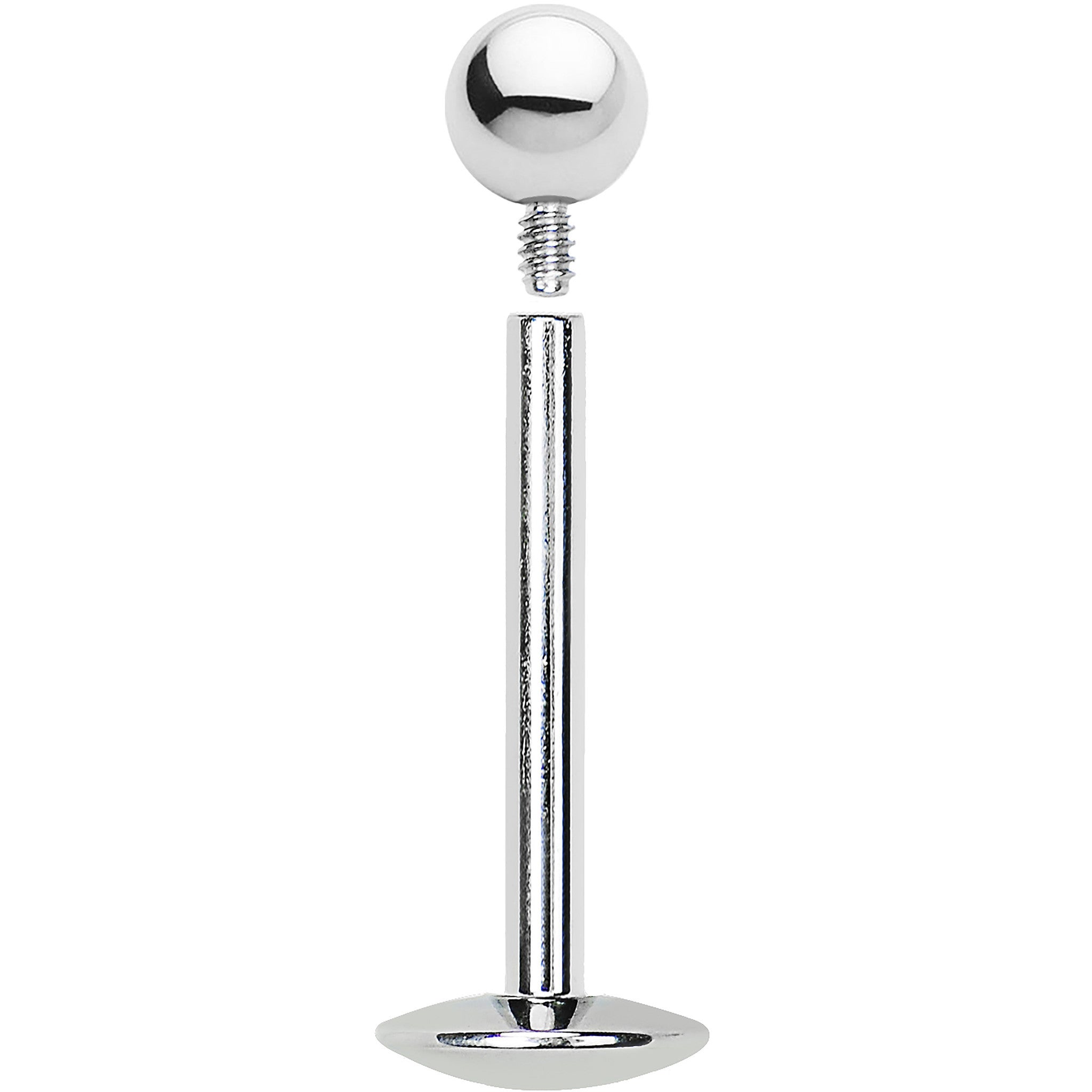 16G 3/8 Internally Threaded 3mm Ball Labret