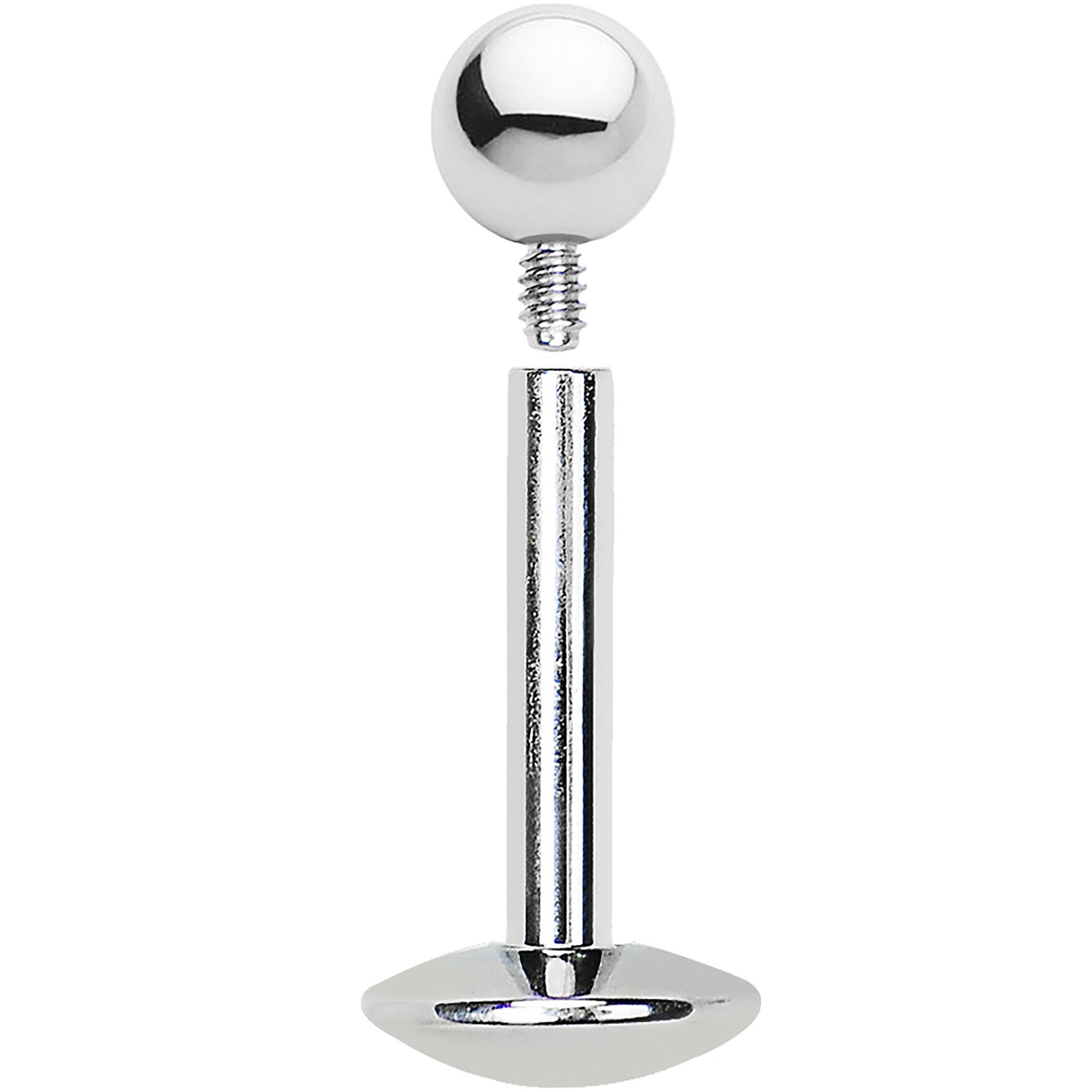 18G 1/4 Internally Threaded 2.5mm Ball Labret