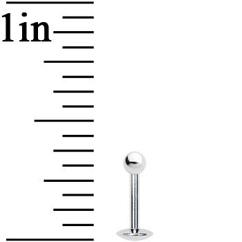 18G 1/4 Internally Threaded 2.5mm Ball Labret