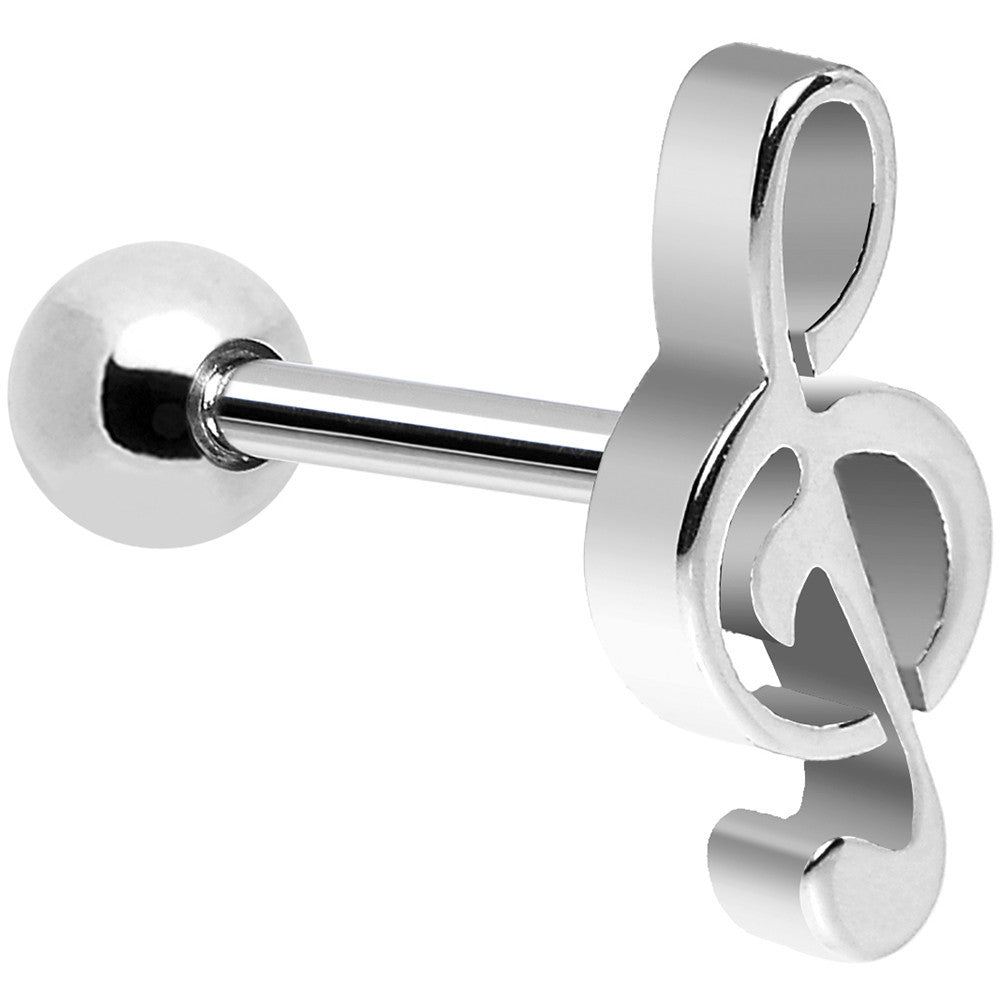 Treble Clef Music Note Tragus Cartilage Earring