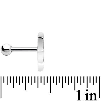 Silver 925 Lightning Bolt Cartilage Tragus Earring