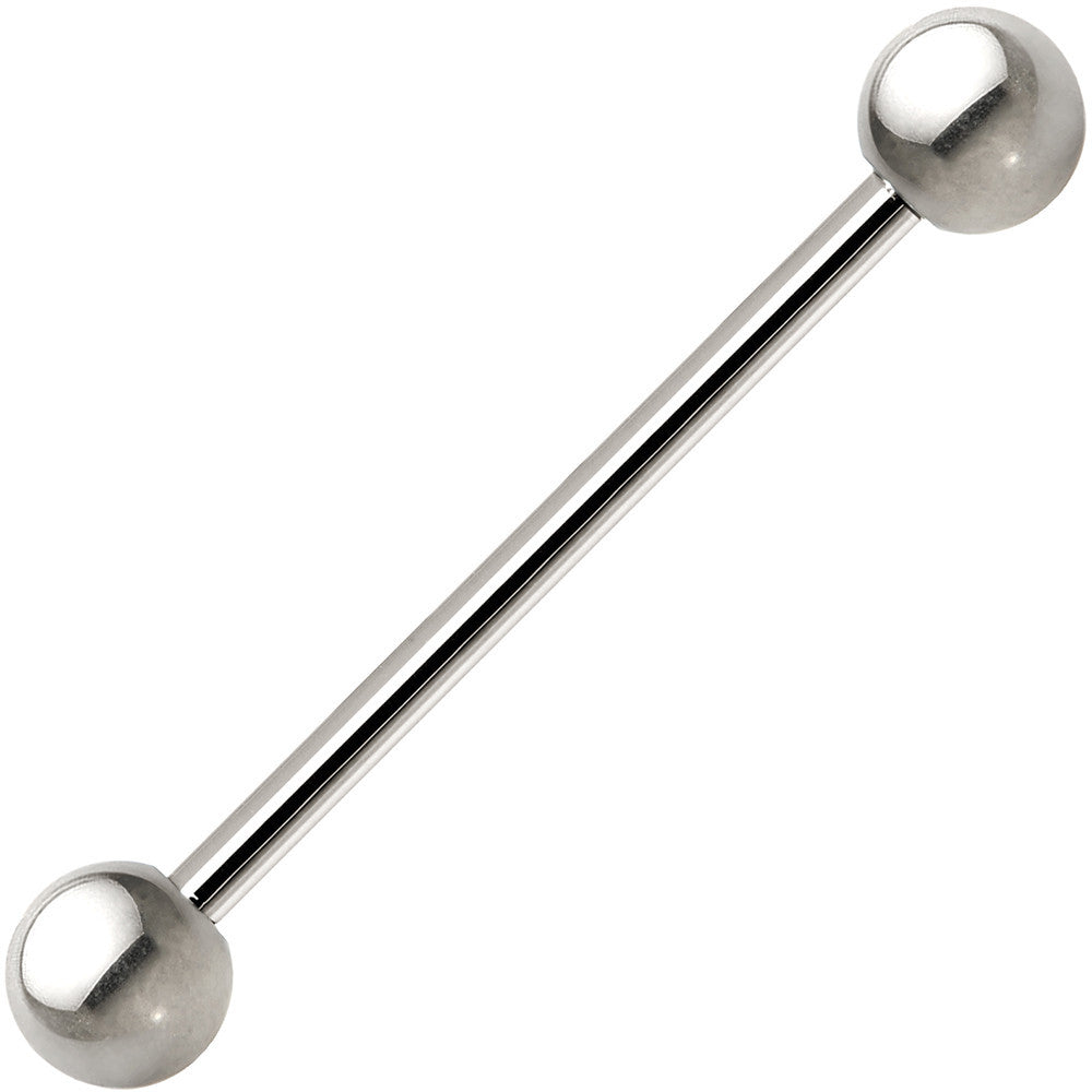 14G Grade 23 Solid Titanium Barbell 7/8 5mm