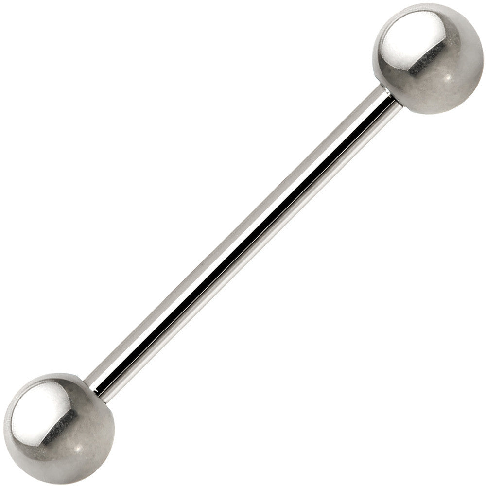14G Grade 23 Solid Titanium Barbell 3/4 5mm