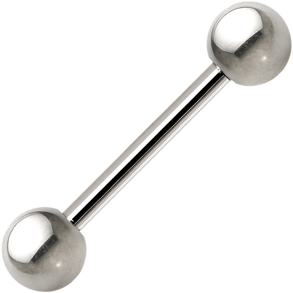 14G Grade 23 Solid Titanium Barbell 9/16 5mm