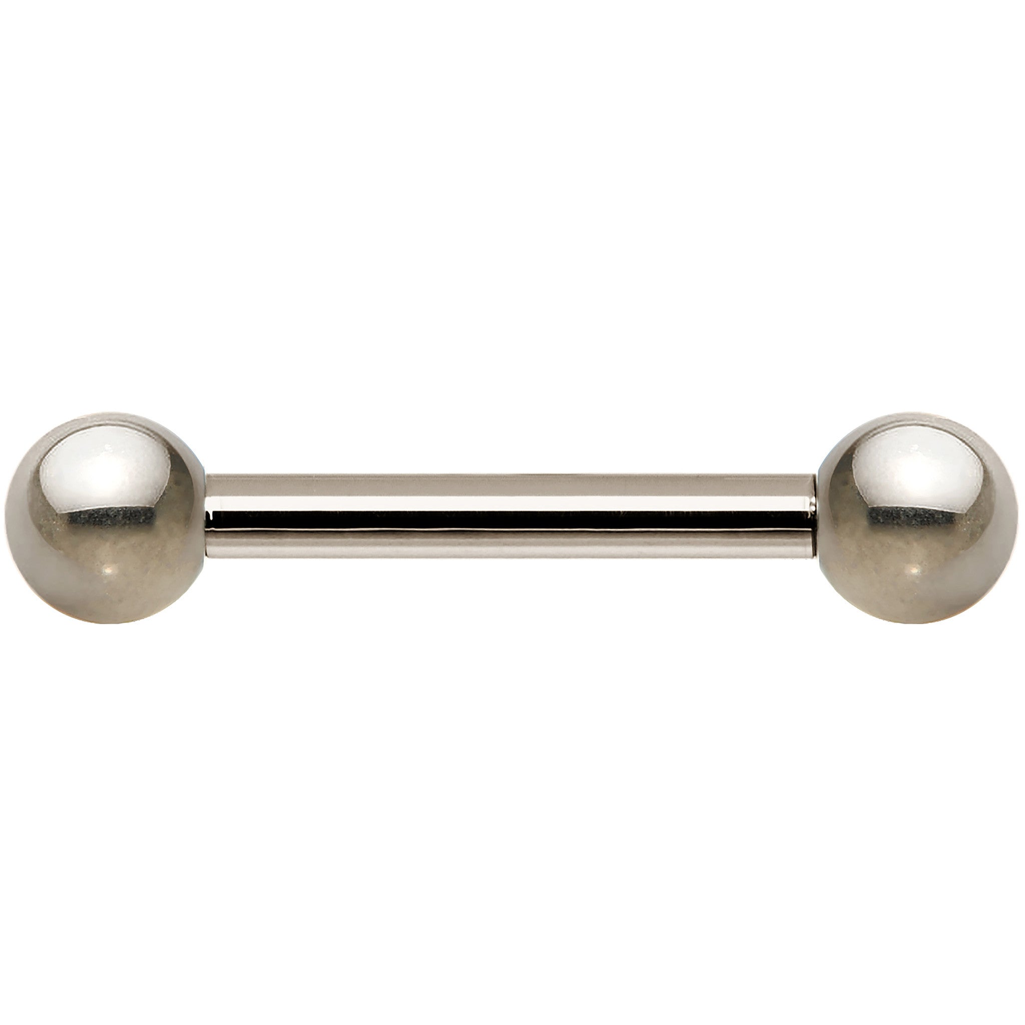 14G Grade 23 Solid Titanium Barbell 1/2 4mm
