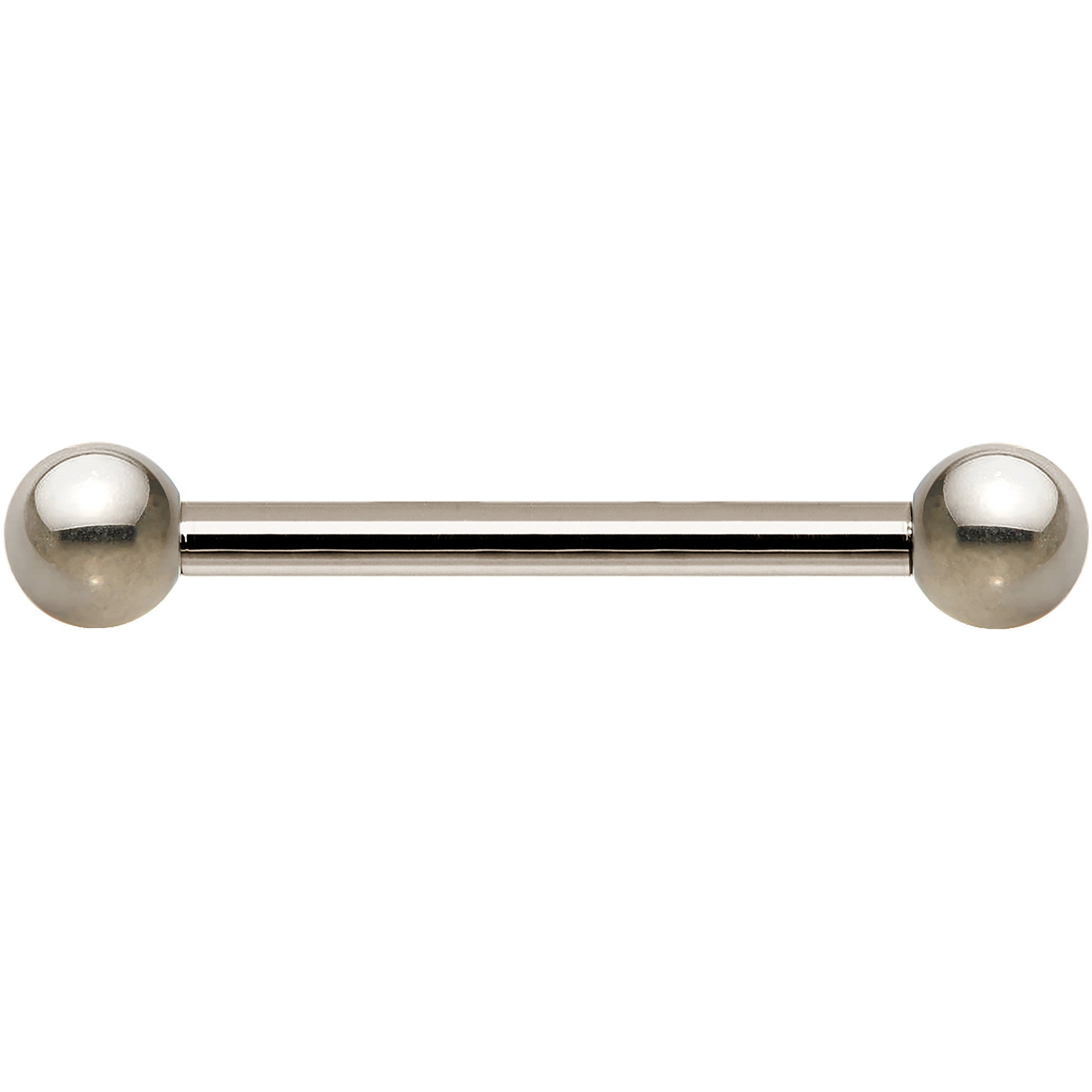 16G Grade 23 Solid Titanium Barbell 1/2 3mm