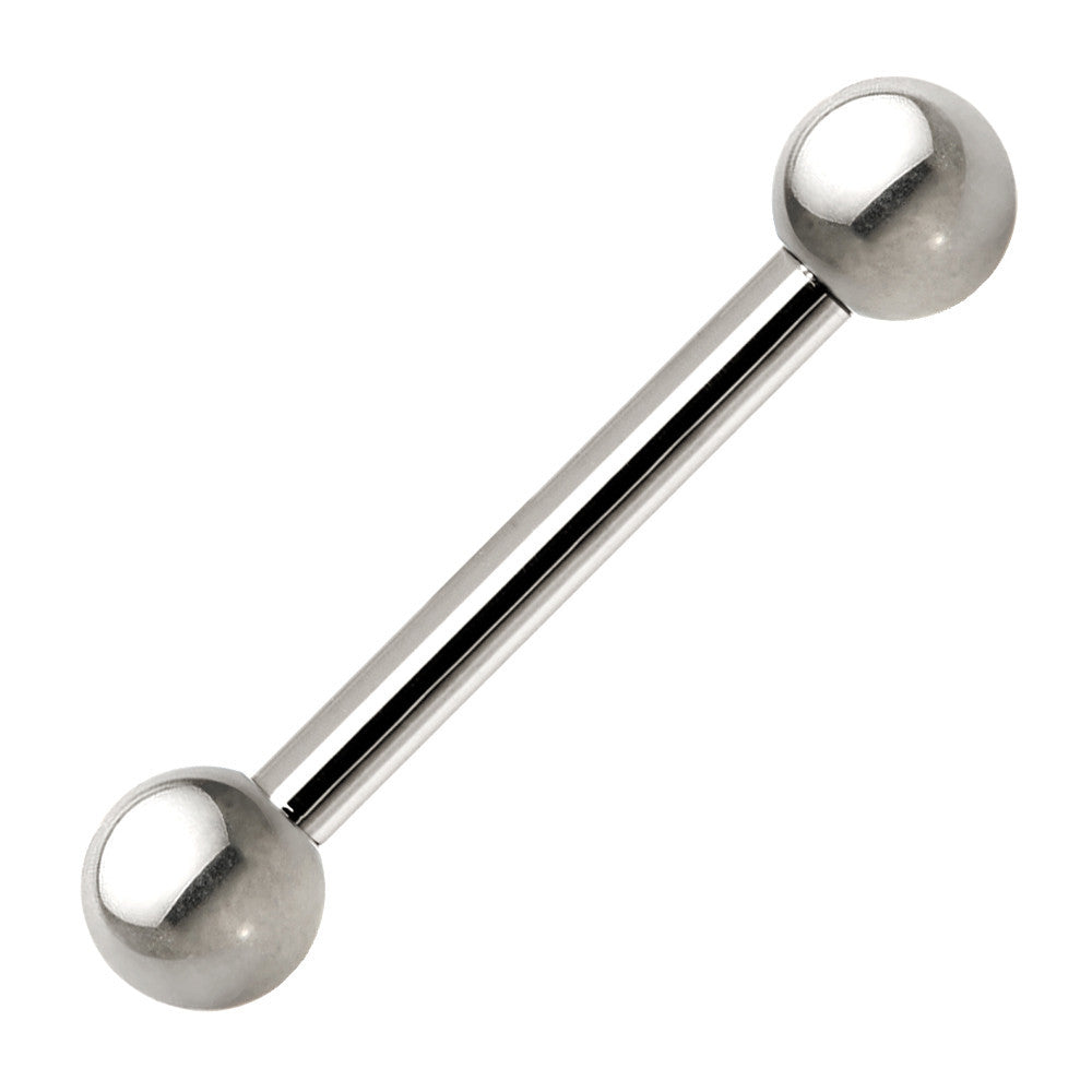 16G Grade 23 Solid Titanium Barbell 5/16 3mm