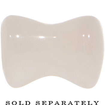 2G Natural Rose Flower Quartz Sweet Heart Stone Saddle Plug