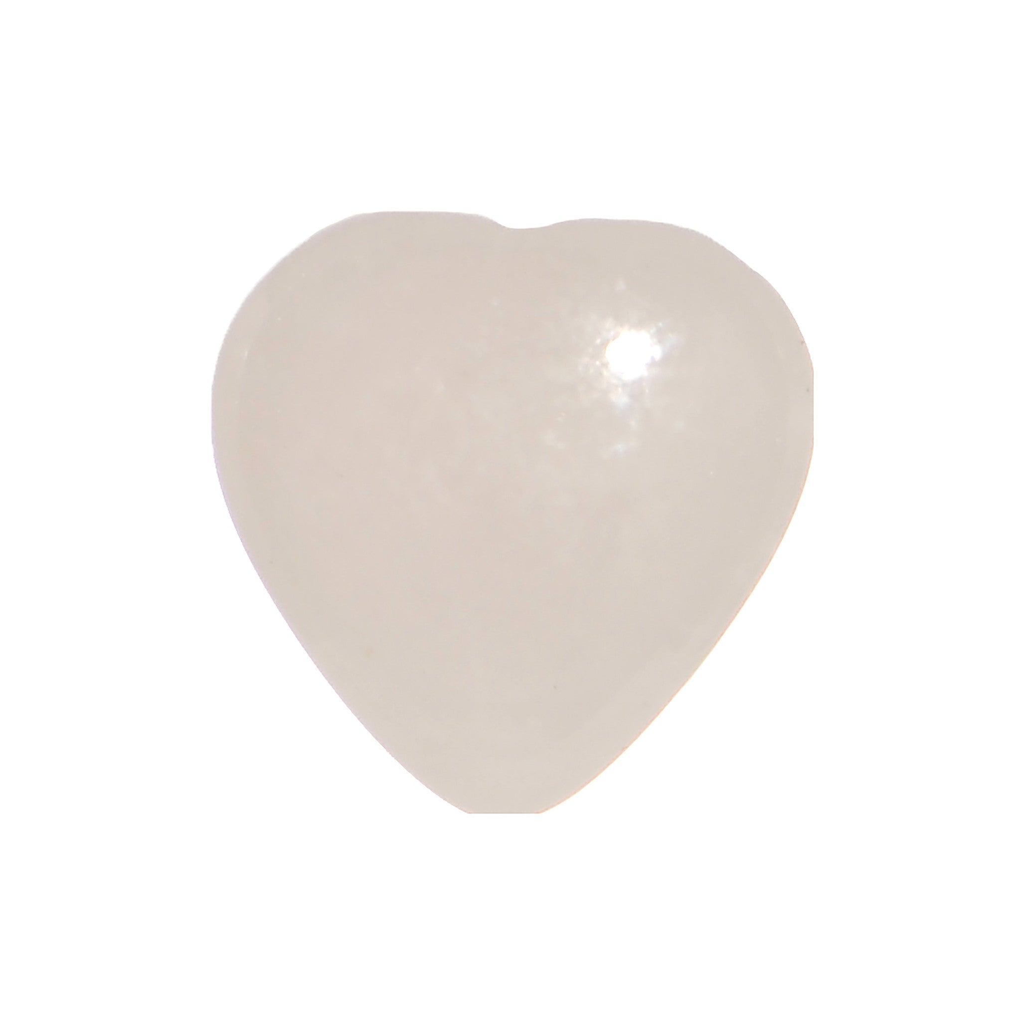2G Natural Rose Flower Quartz Sweet Heart Stone Saddle Plug