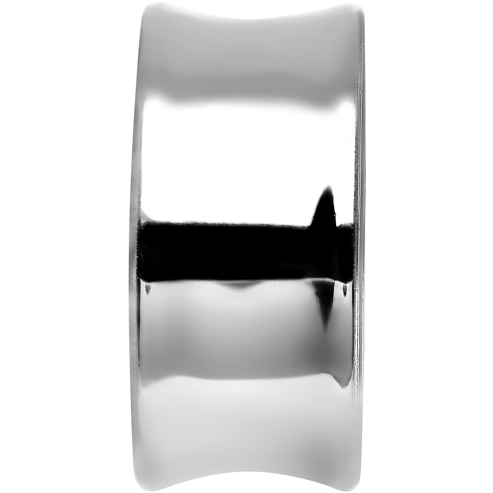 7/8 Clear Acrylic Skull Crossbones Saddle Plug