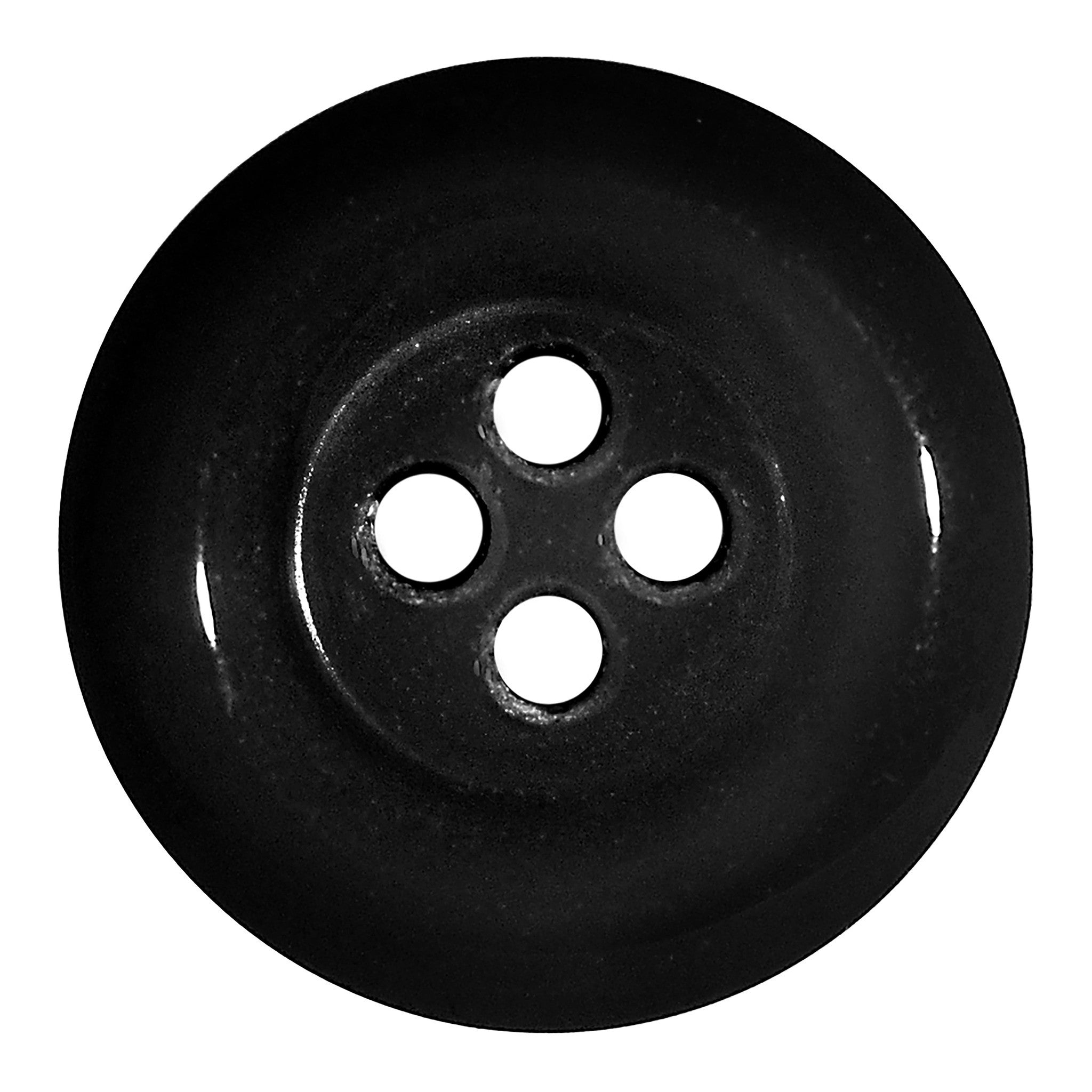 2G Acrylic Black Button Saddle Plug