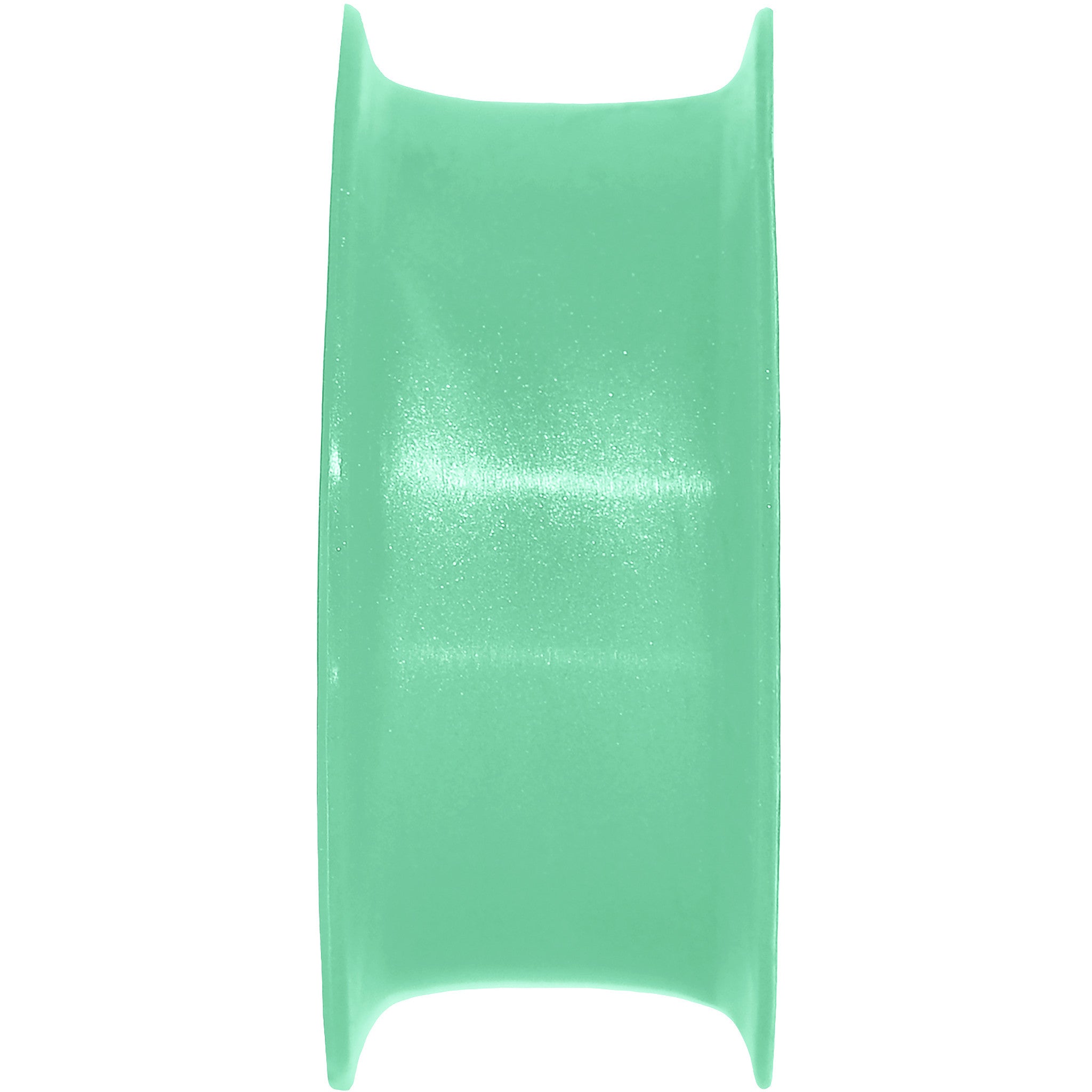 1 inch Green Pearlescent Silicone Hollow Tunnel