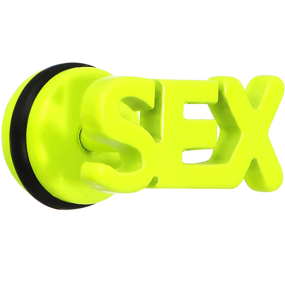 Light Green Neon Enamel Sex Cheater Plug