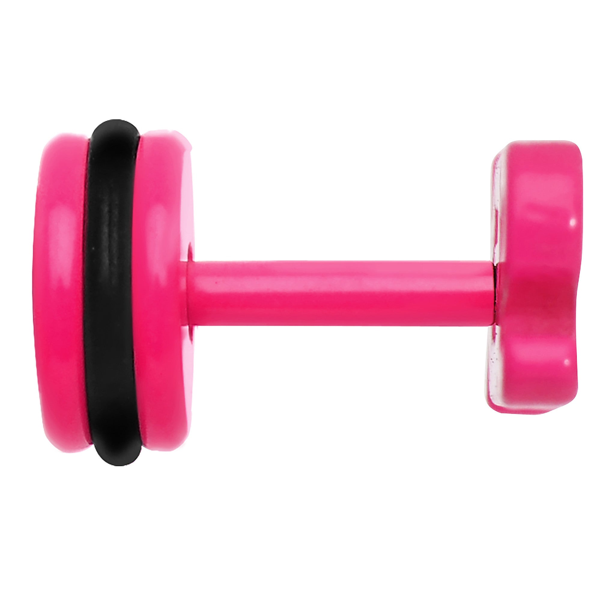 Pink Neon Enamel Sex Cheater Plug