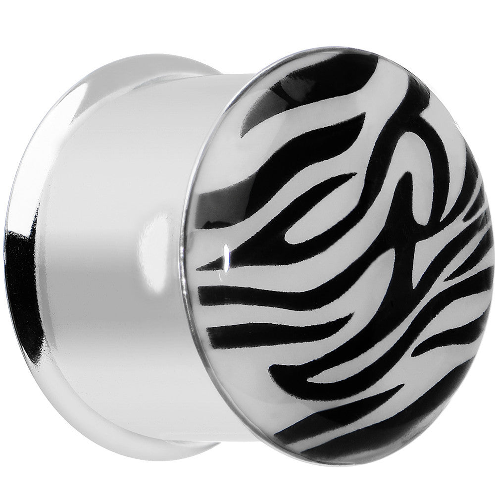 3/4 Stainless Steel Purple Tiger Print Solar Activated Saddle Plug