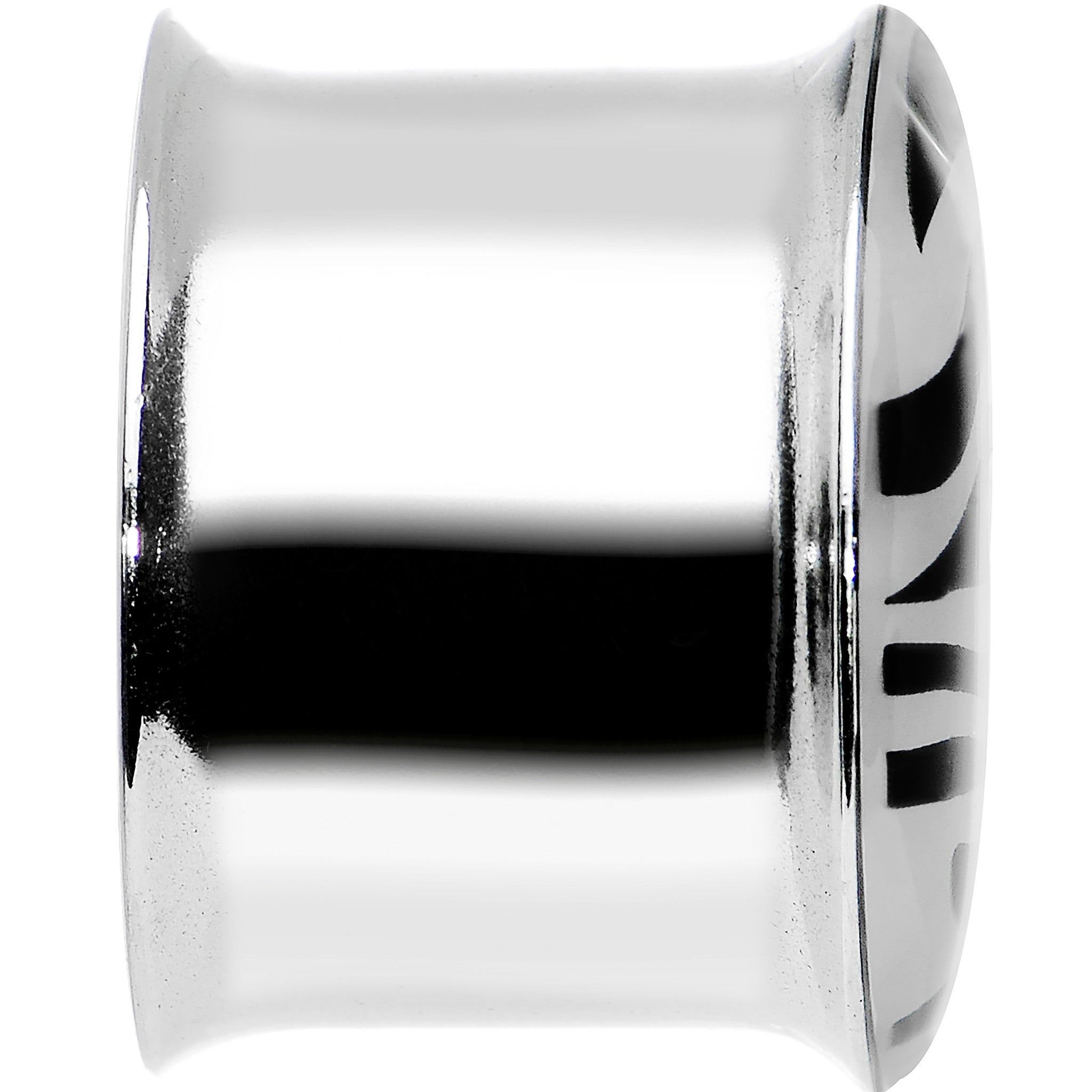 5/8 Stainless Steel Purple Tiger Print Solar Activated Saddle Plug