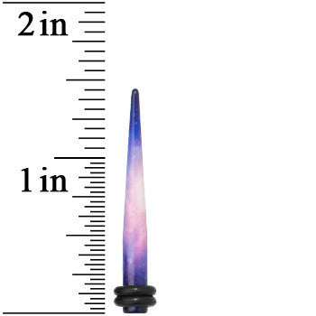 6G Blue Purple Acrylic Galaxy Straight Taper Set