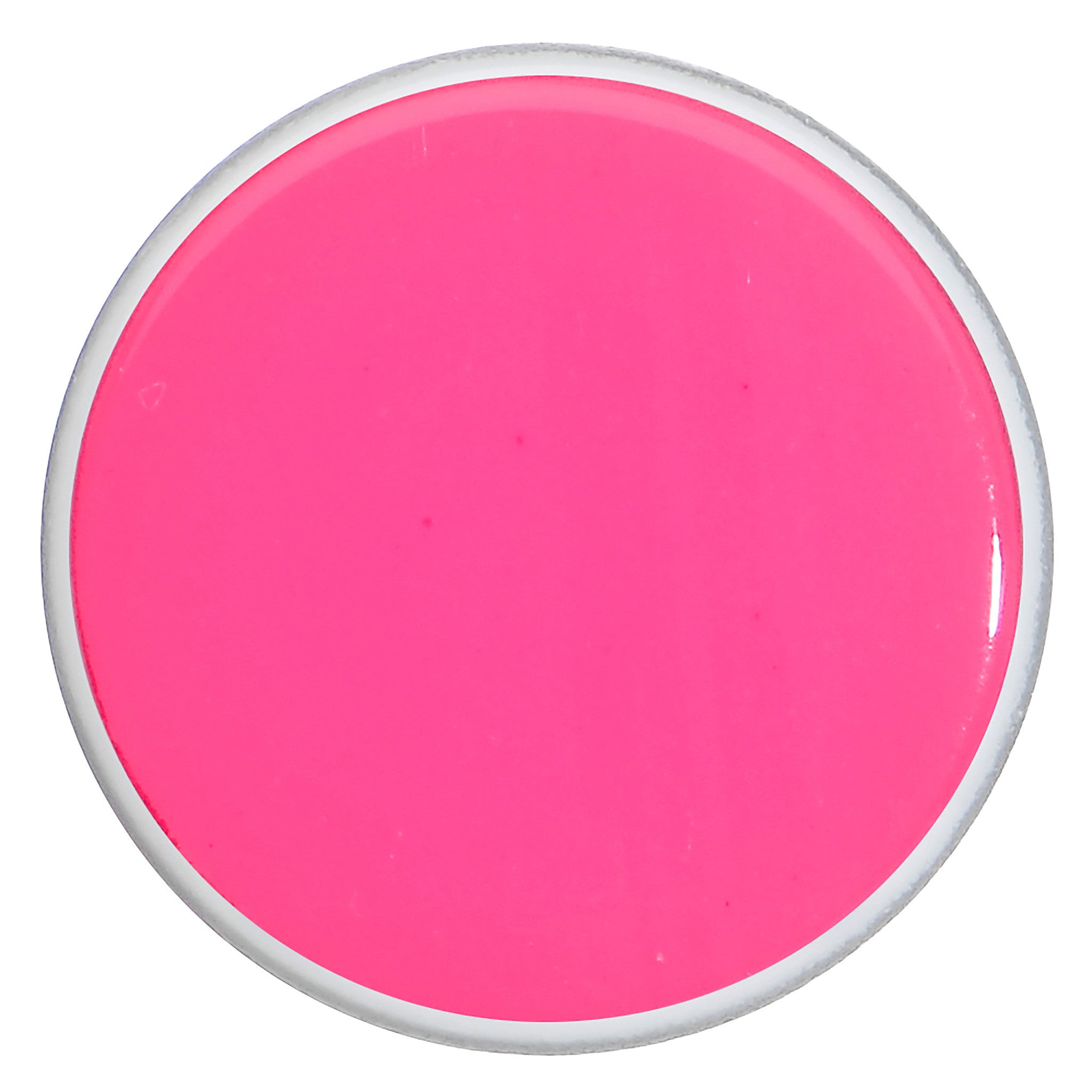 00G Silver Acrylic Hot Pink Five Star Saddle Plug