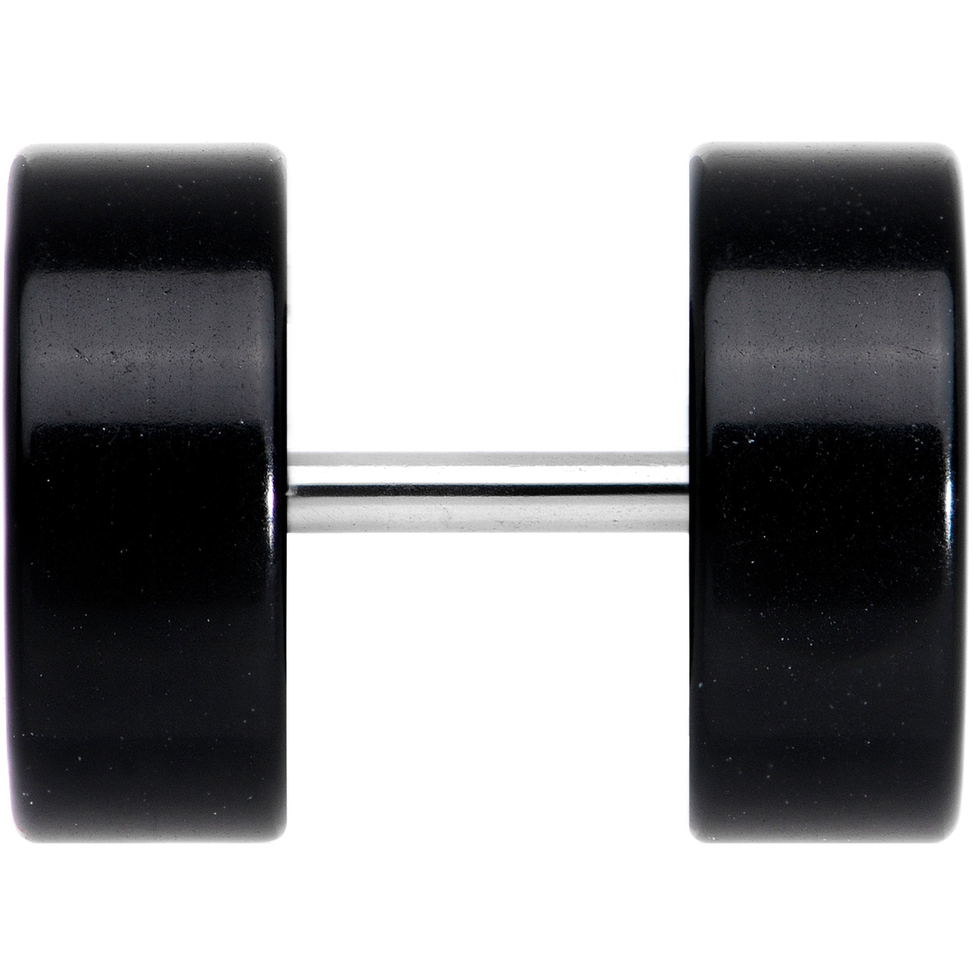 Black Acrylic Cheater Plug Set Looks Like 00G