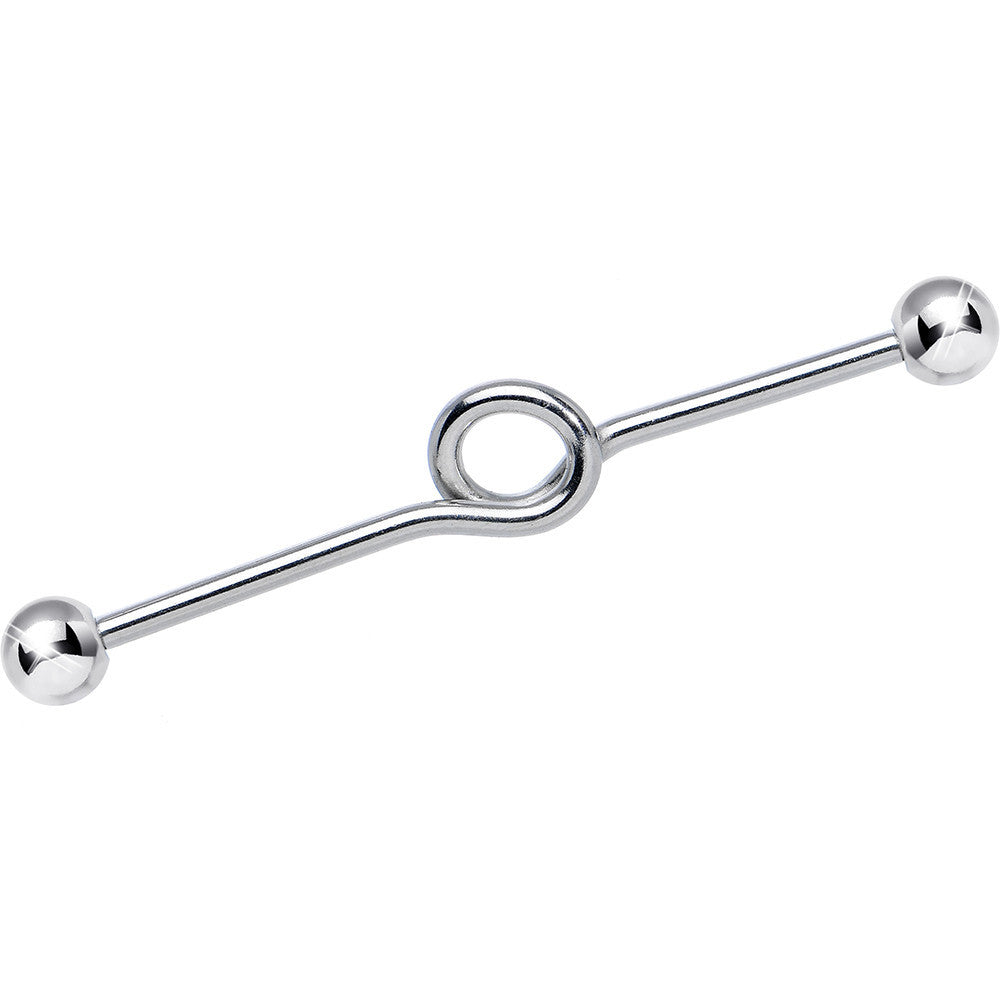 14G Surgical Steel Industrial Twist Industrial Barbell 38mm