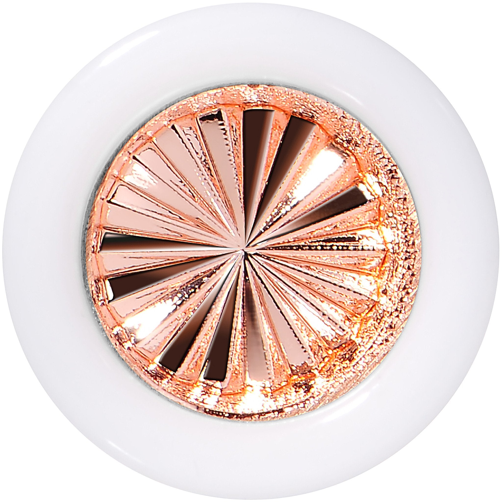 White Acrylic Pink Flashy Tire Rim Saddle Plug 2G to 20mm