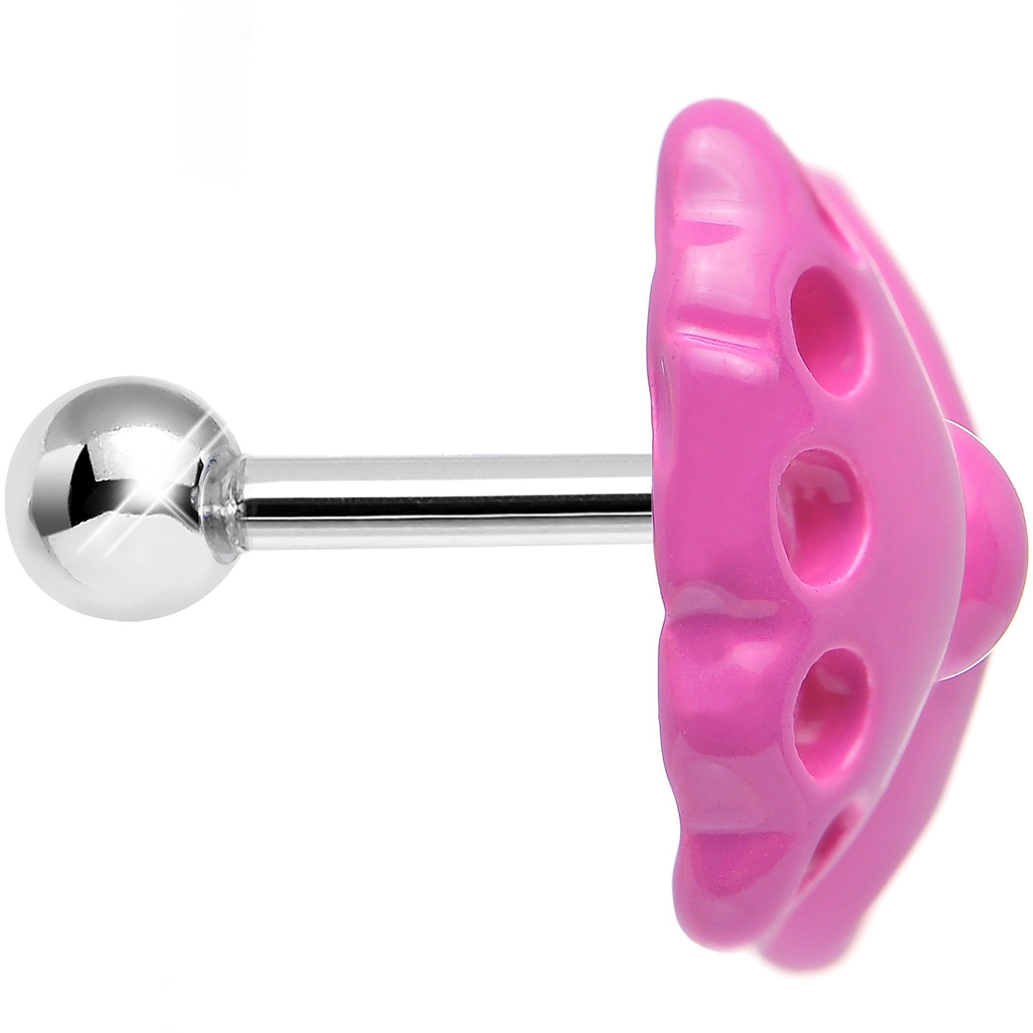 Going to a Party Pink Bow Tie Tragus Cartilage Earring