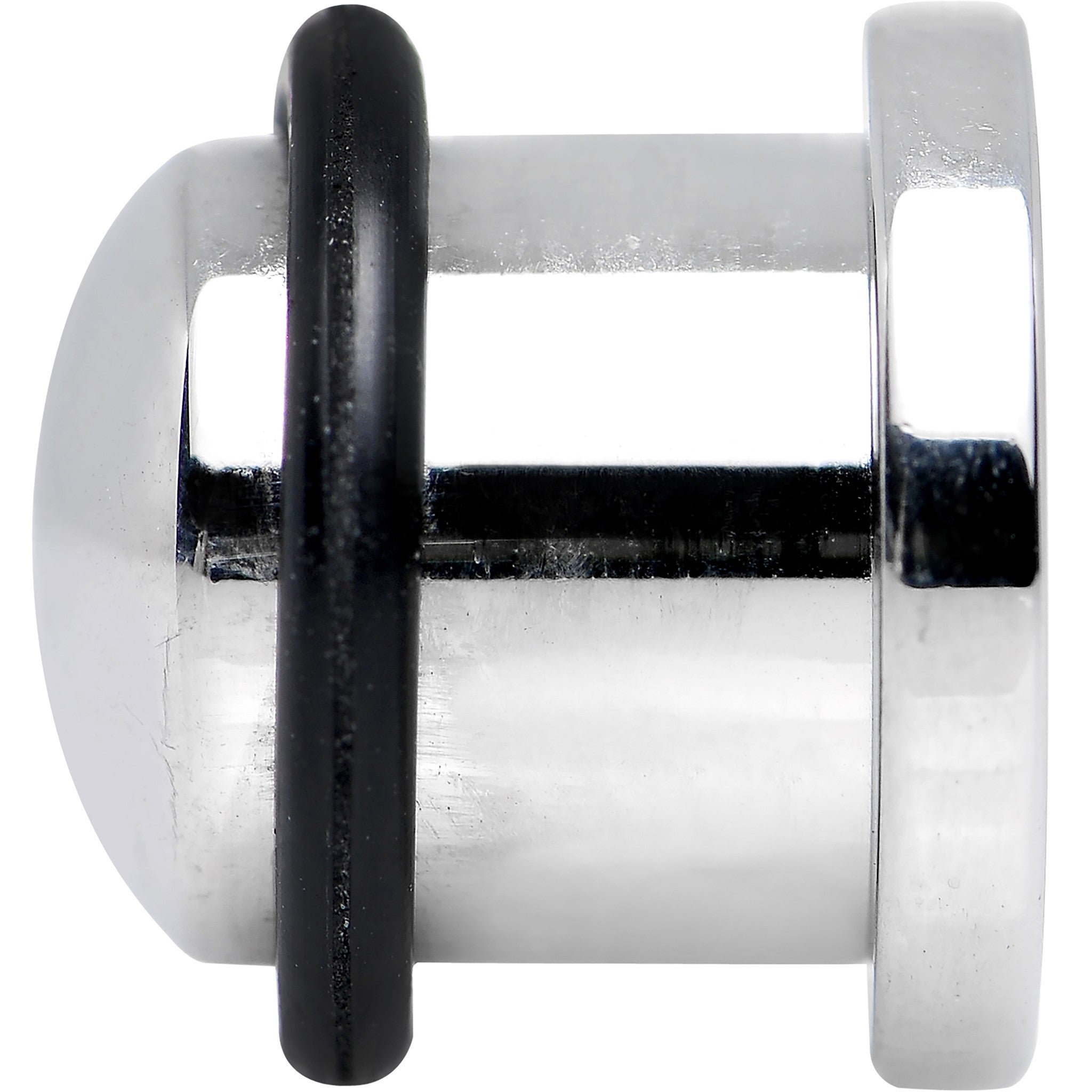 00G Stainless Steel Single Flare Flat Top Plug