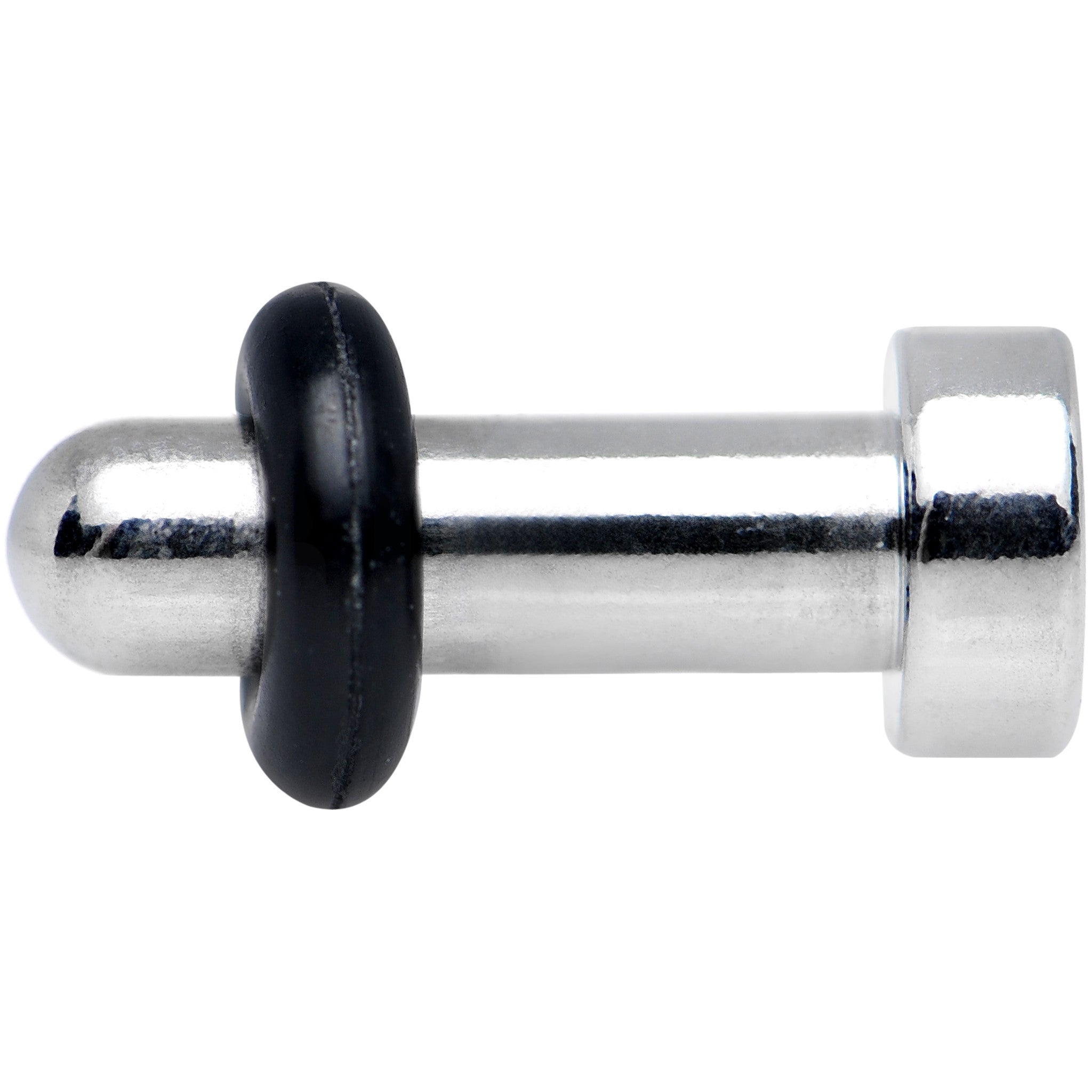 8G Stainless Steel Single Flare Flat Top Plug