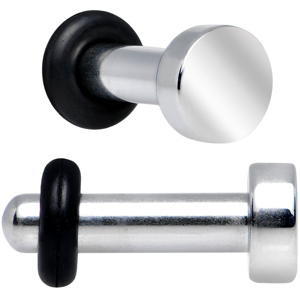 10G Stainless Steel Single Flare Plug Set