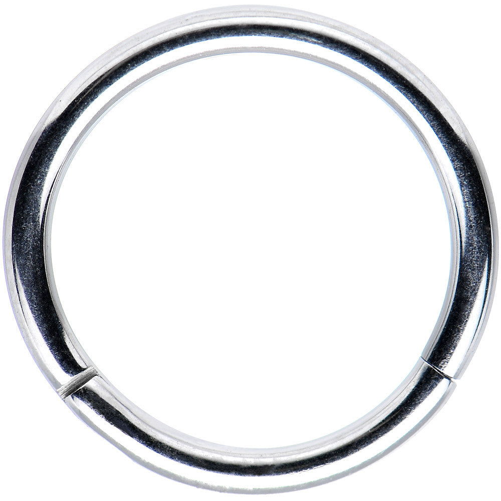 16G Stainless Steel Segment Ring Circular Barbell 3/8