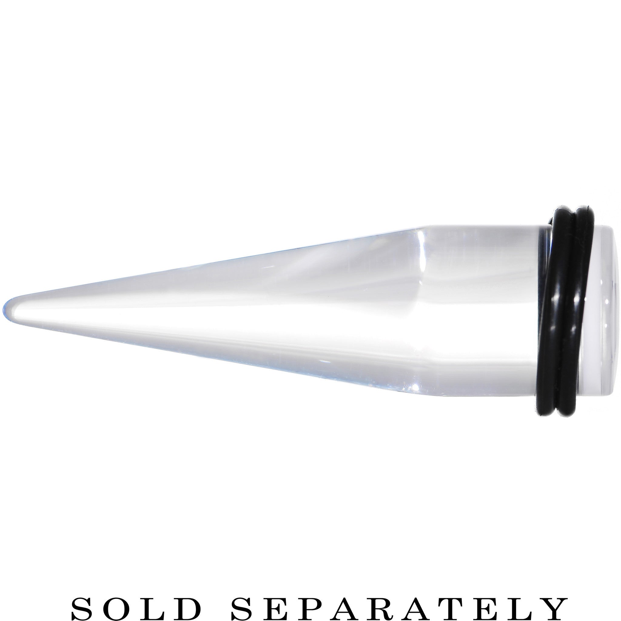 9/16 Clear White Acrylic Wish on a Star Taper