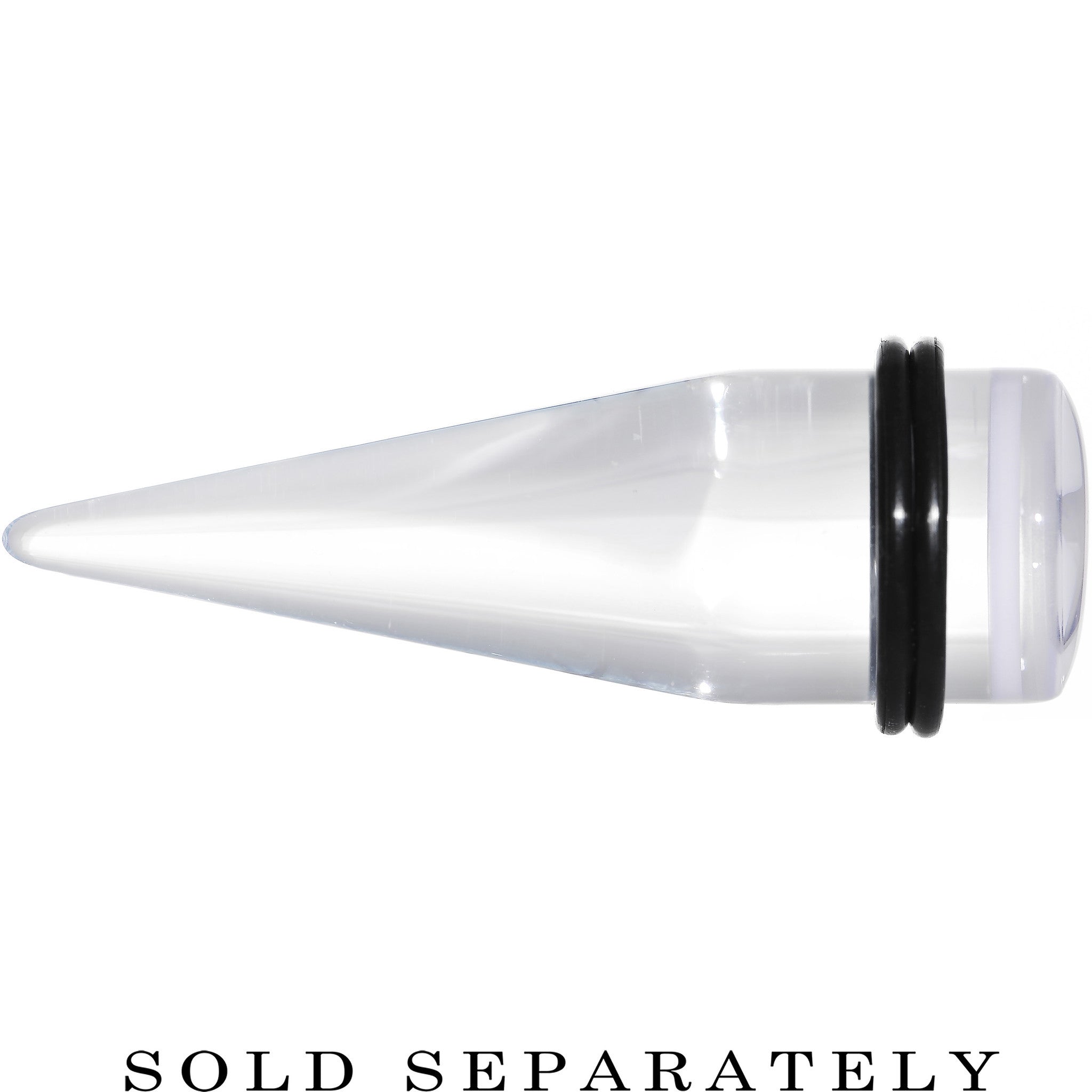 5/8 Clear White Acrylic Wish on a Star Taper