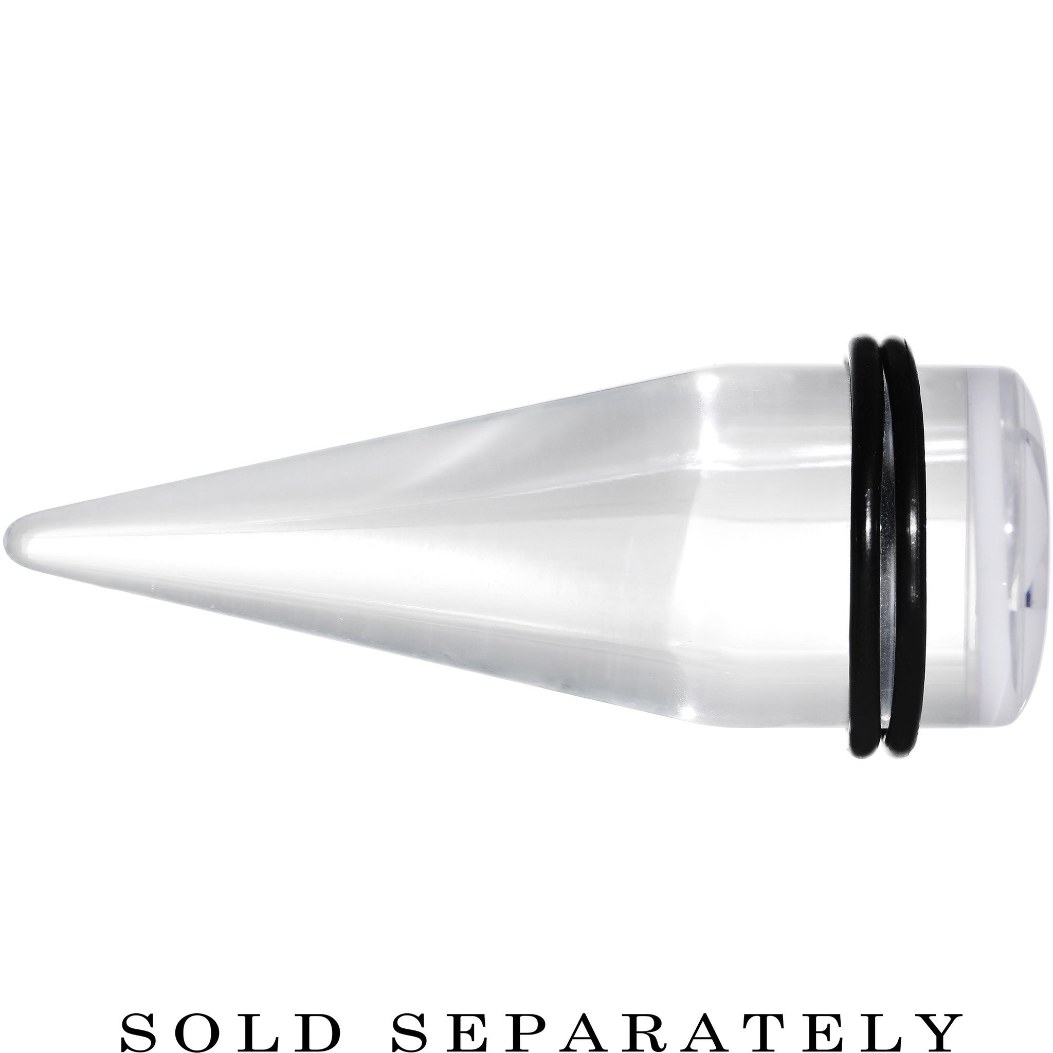 18mm Clear White Acrylic Wish on a Star Taper