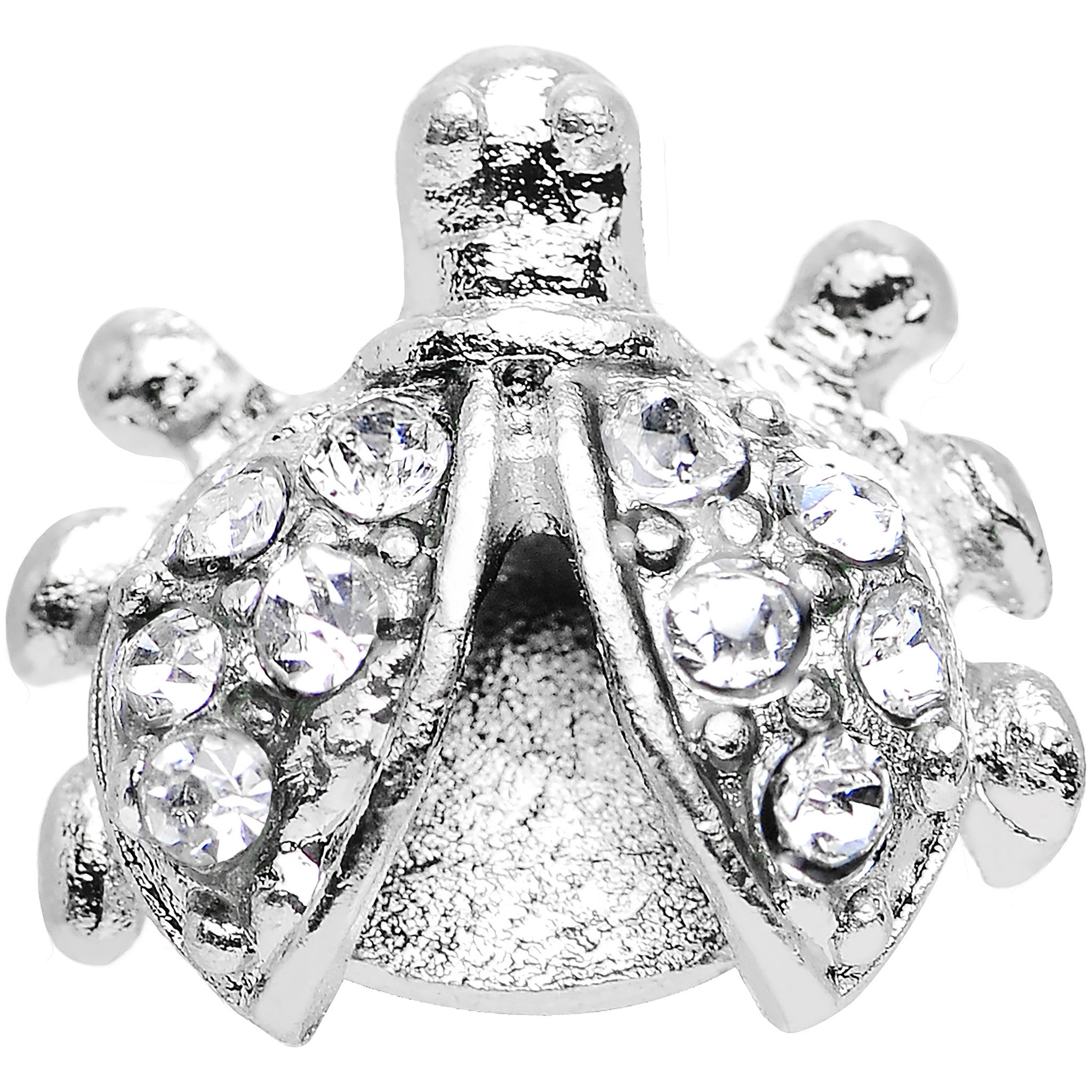 Clear Gem Lovely Ladybug Tragus Cartilage Earring