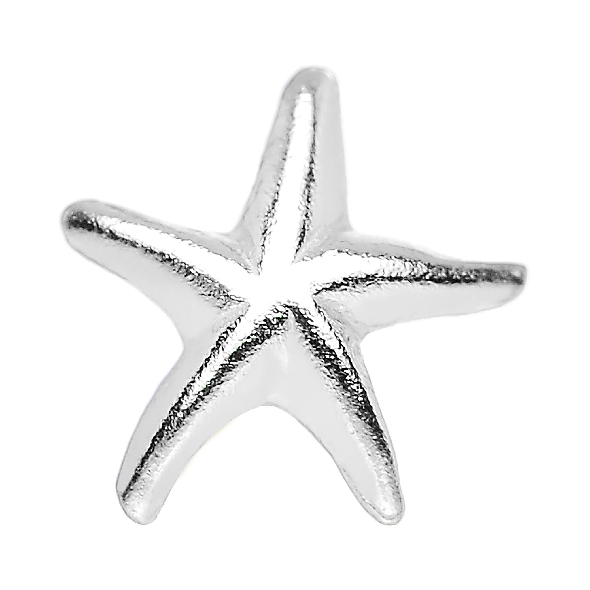 22G 925 Sterling Silver Ocean Starfish Nose Bone