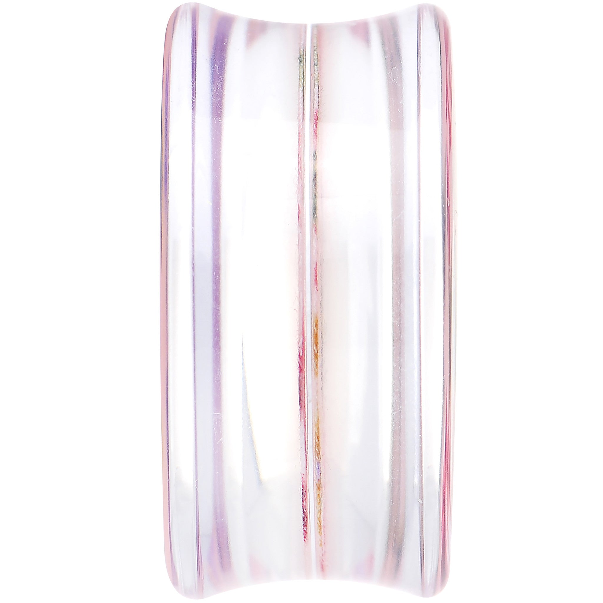 26mm Acrylic Pink Grandma's Wallpaper Flowered Saddle Plug