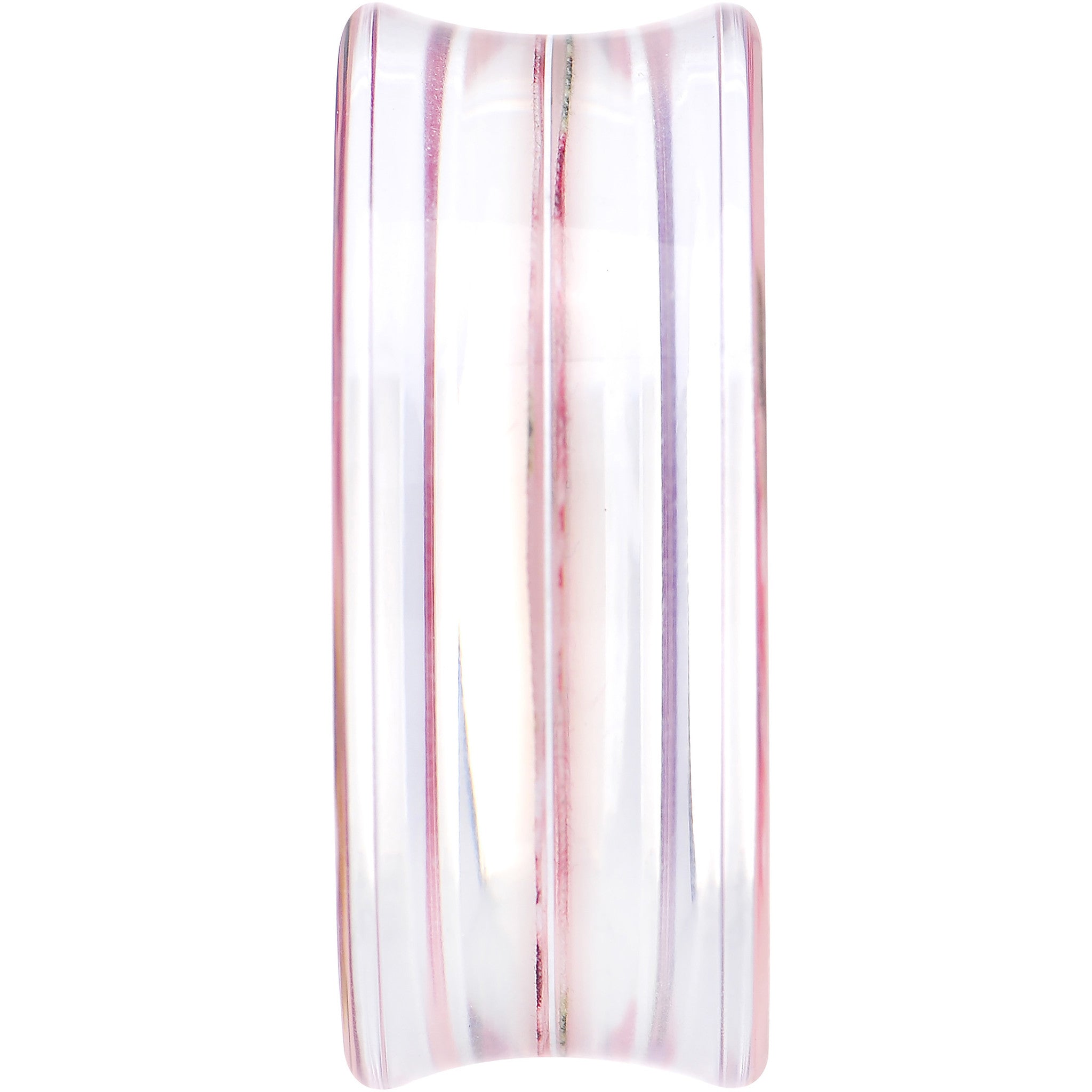 32mm Acrylic Pink Grandma's Wallpaper Flowered Saddle Plug