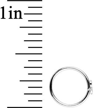 20G 5/16 Stainless Steel Girly Bow Nose Hoop