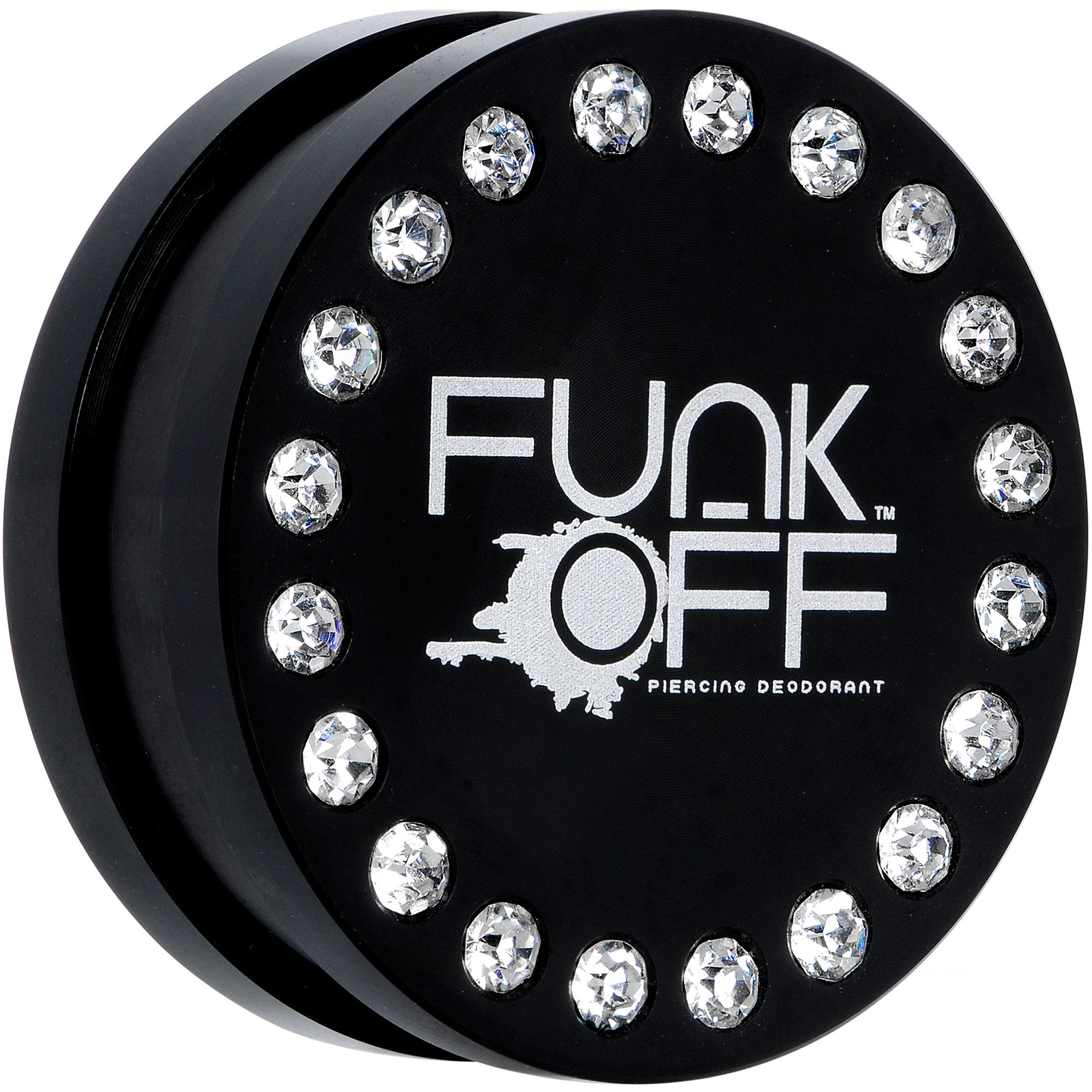 Clear Gem Black Funk-Off Piercing Deodorant