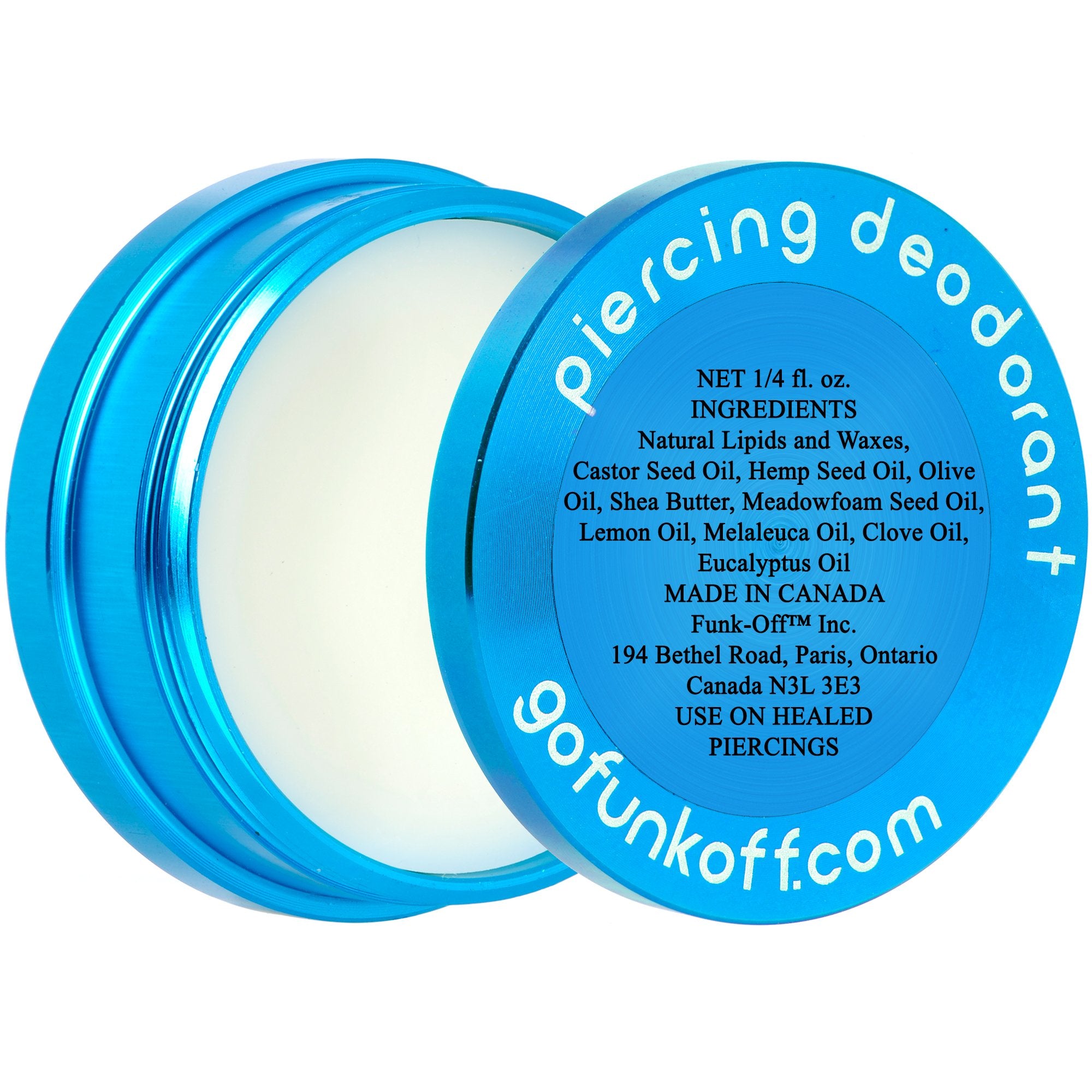 Clear Gem Aqua Funk-Off Piercing Deodorant