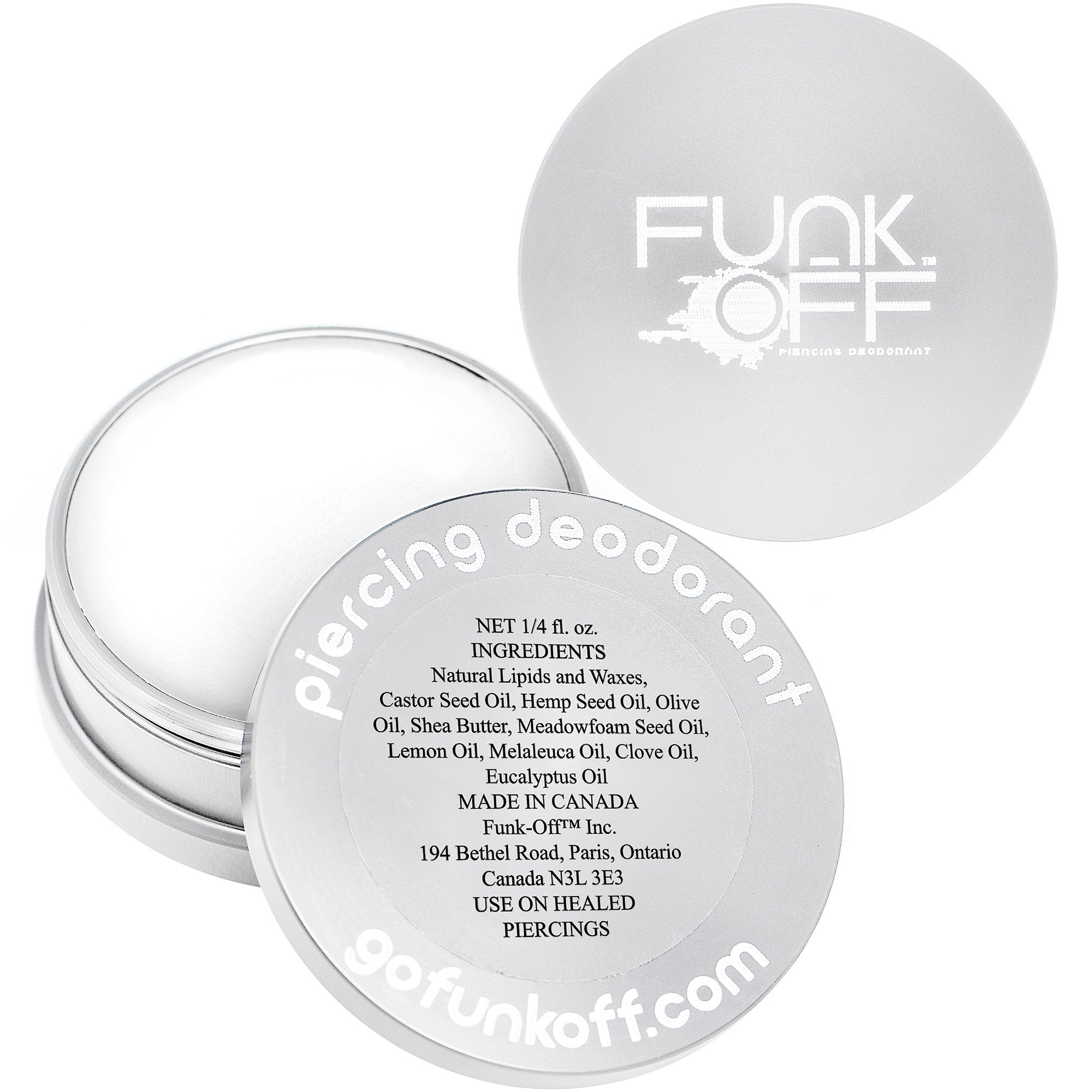 Silver Funk-Off Piercing Deodorant