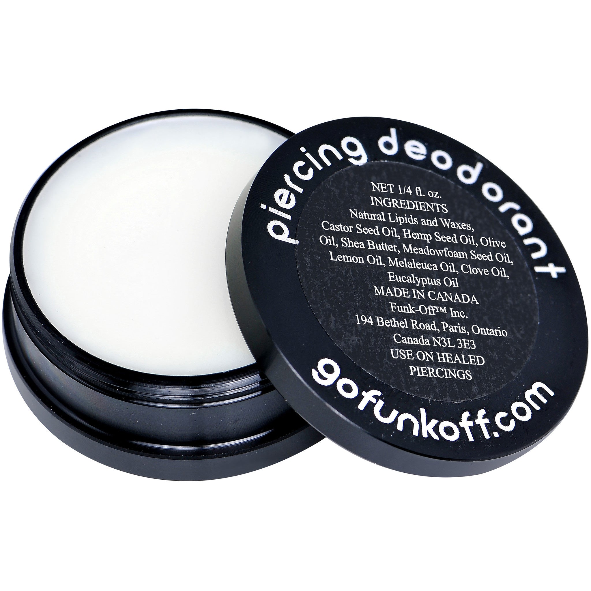 Black Funk-Off Piercing Deodorant