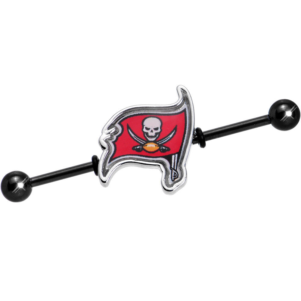 Officially Licensed NFL Tampa Bay Buccaneers Industrial Barbell