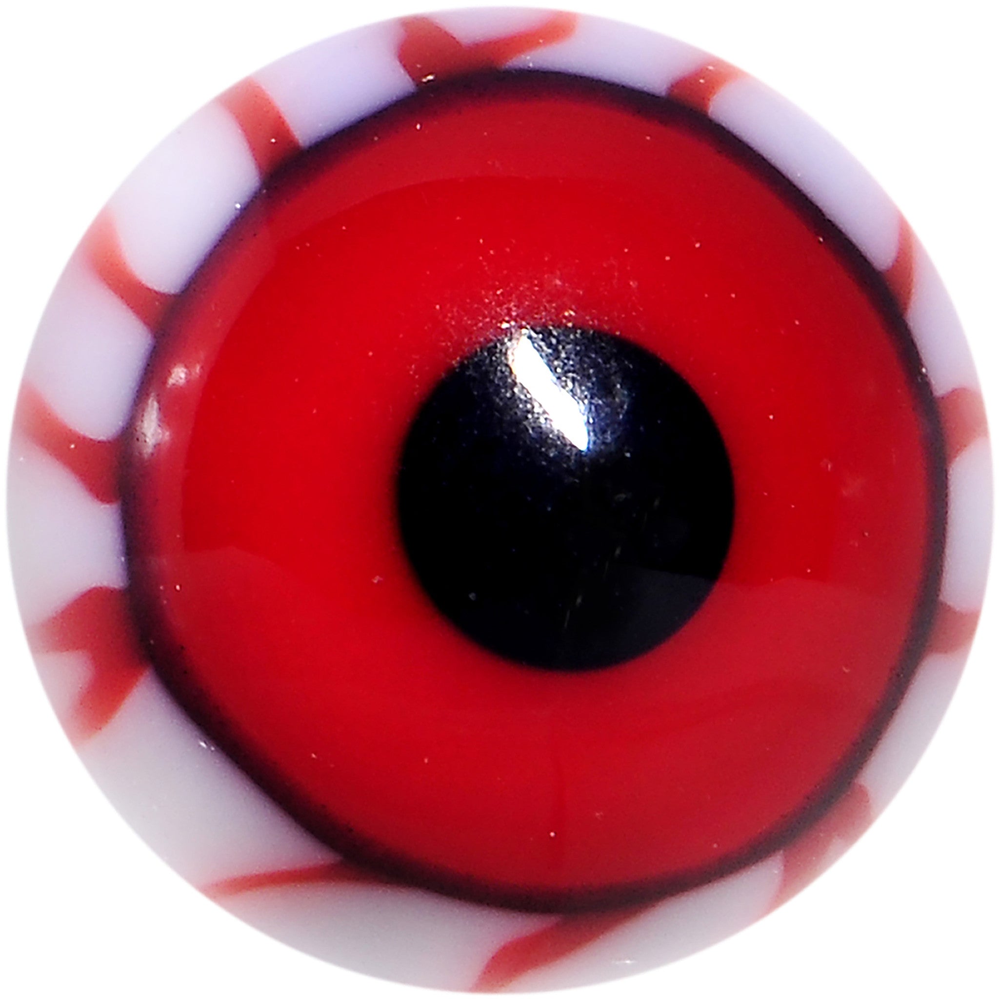 14G Bloodshot Astro Eye Barbell Tongue Ring 5/8